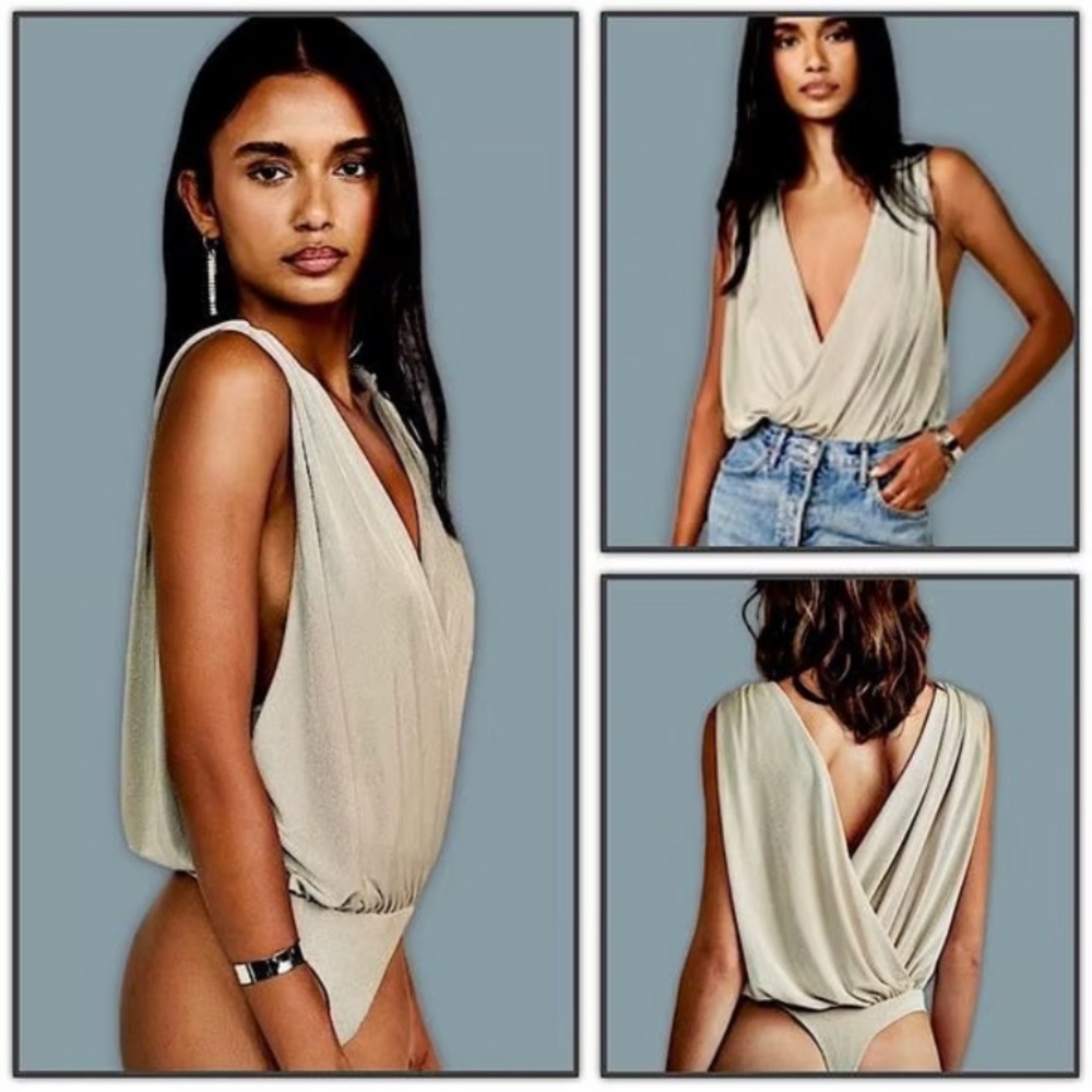 FREE PEOPLE Intimitely Night Owl Body Suit in Oxide